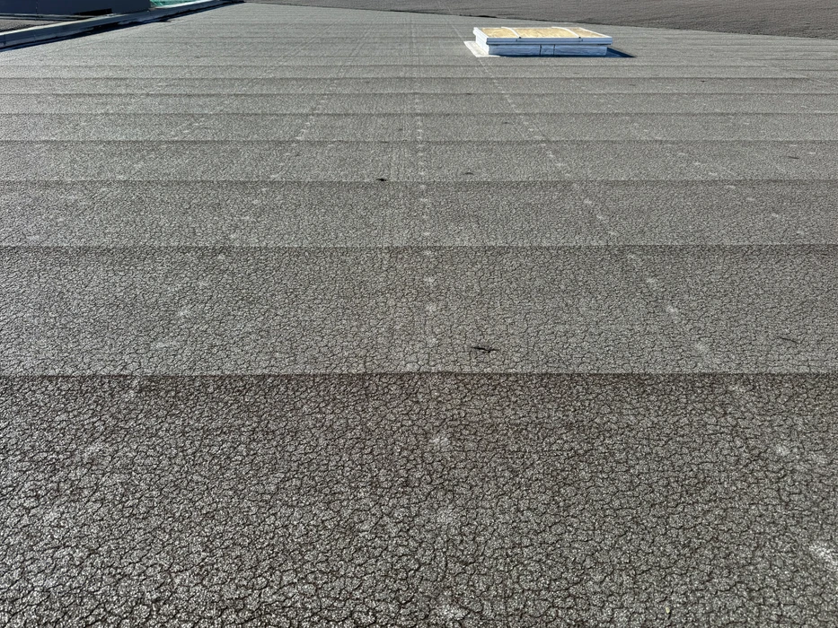 Toiture-terrasse en cours de réfection
